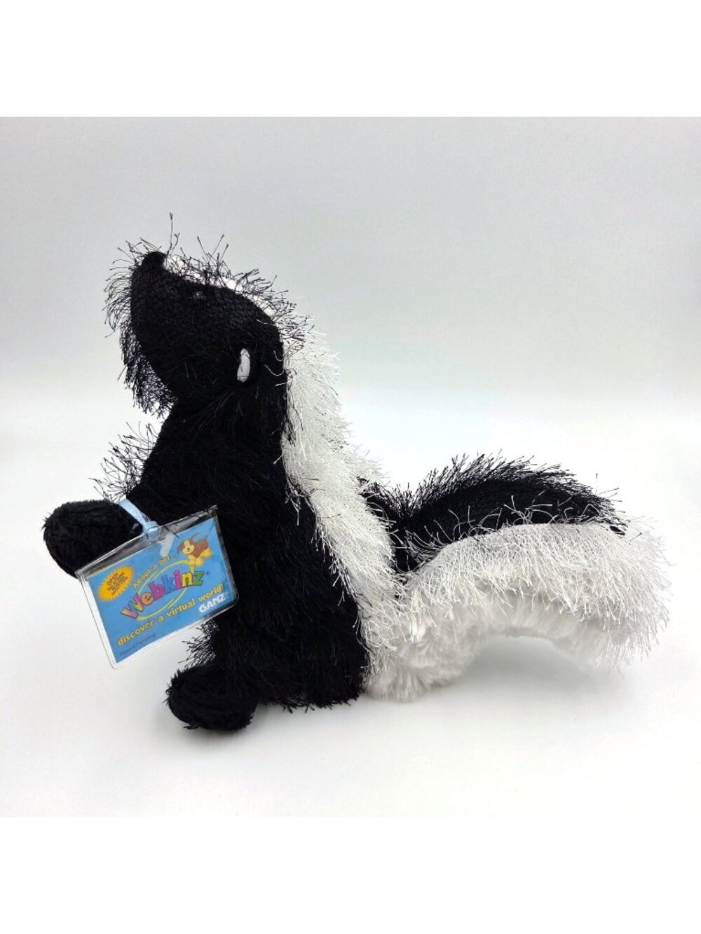 Retired Ganz Webkinz Skunk HM213 New Sealed Unused Code Plush New Read